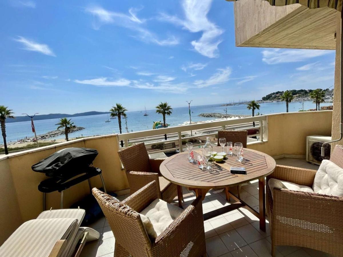 Superbe Apt 2P Front De Mer Pour 4 Pers Avec Terrasse - Cavalaire-Sur-Mer - Fr-1-226B-162 Dış mekan fotoğraf