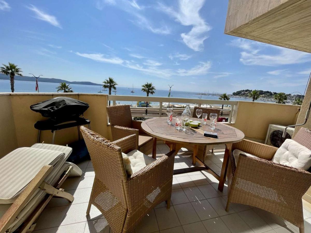 Superbe Apt 2P Front De Mer Pour 4 Pers Avec Terrasse - Cavalaire-Sur-Mer - Fr-1-226B-162 Dış mekan fotoğraf
